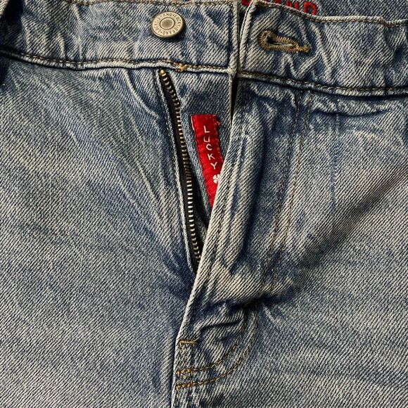 Lucky Brand Women’s 90’s Midi Short Cutoff Jeans Shorts - Picture 12 of 13